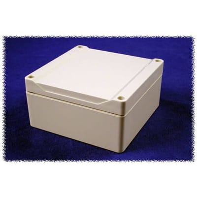 Hammond Electronics 1555NGY Universele behuizing 120 x 120 x 60 ABS Grijs 1 stuk(s)
