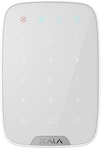 Draadloos toetsenbord - Numeriek keypad - Beveiligingssysteem bedienen - Verborgen alarmsignaal - 1 eenheid - Wit