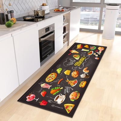 Keukenvloermat Deurmat voor Woonkamer Slaapkamer Deur Balkon Decoratieve Vloermat Antislip Lange Strook Gebiedskleed 40*120cm