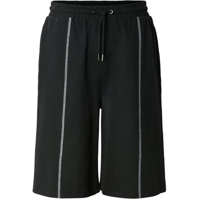Urban Classics - Contrast Seam Peached Bermuda Korte broek - S - Zwart