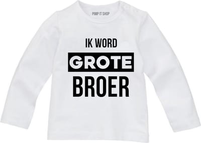 Strijkapplicatie _ Ik word Grote Broer#