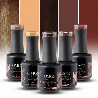 Limea Gellak Set Bruin Set 5x 15ml - Nagellak set - Brown - Gel lak - OMG nails