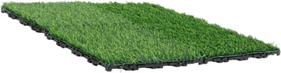Kunstgras Tegels - Kunstmatige Grasmat - Tuin Decoratie - Onderhoudsvrij Groen - 30x30 cm - Groen