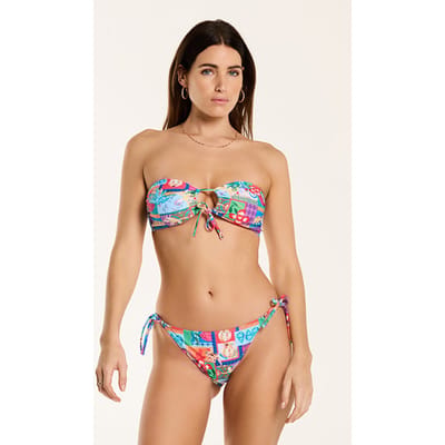 Shiwi Ladies Zoe Bikini Set Holiday Banner Blue Holiday Banner Size: 34 | Bikinis Outlet | Dames | Blauw