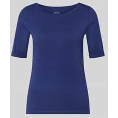 T-shirt met ronde hals en 1/2-mouwen