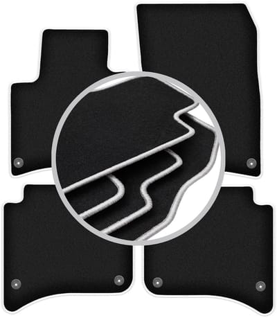 CARLUX-SILVER automatten voor: Volkswagen Touareg II SUV (2010-)