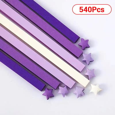 Bandes de papier étoiles origami 2023 27 couleurs papier à plier coloré double face étoile porte-bonheur origami bricolage arts manuels décoration de maison