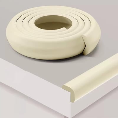 VHV - Tafelrandbeschermer - Zelfklevende Meubelbeschermer 200 cm - Wit NBR
