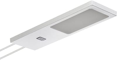 SOTECH LED-meubellamp GIULIA II éénarmig met sensor zilvergrijs, 4000K neutraal wit Onderkastverlichting Kastverlichting