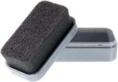 Pedag Super Shine glansspons klein voor glad leer - handige reis verpakking om schoenen snel met schone handen stofvrij te laten glanzen.