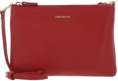 COCCINELLE Leren schoudertas Best Crossbody Bag Scarlet rood