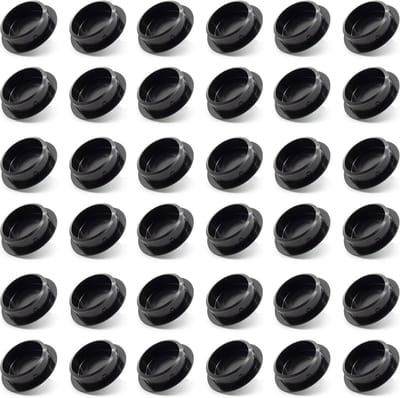 36 stuks afdekstoppen 30x25 mm, boorgat Ø 25 mm, hoogwaardig polyethyleen