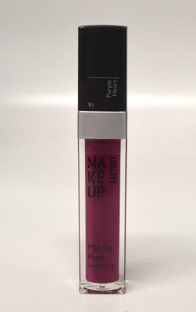 Make Up Factory Mat Lip Longlasting Lipgloss Purple Heart 91