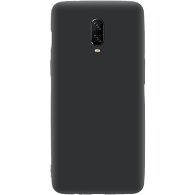 OnePlus 6T TPU Back Cover - Zwart