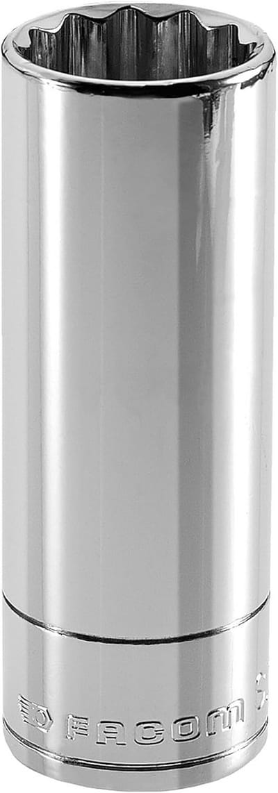 Lange Dopsleutel 1/2 inch 12 Kant Bit Maat 22 mm