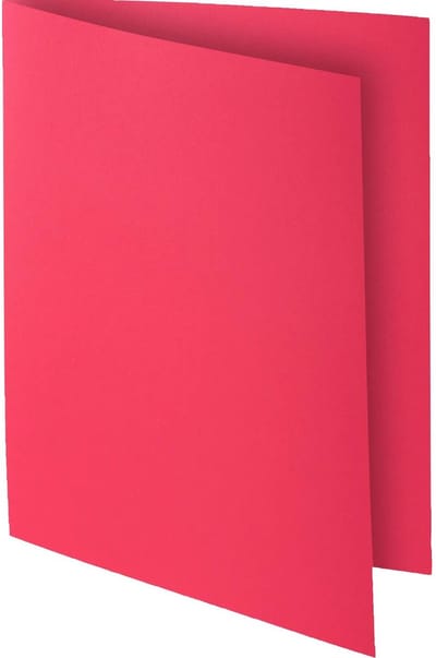 Exacompta 10x ROCK''S 80 Pak van 30 inlegmappen - 22x31cm voor A12 - Framboos - 807016E