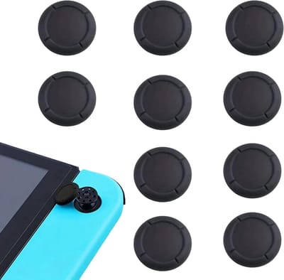 Set van 10 Siliconen Joystick Caps voor Gamecontrollers, Thumbstick Beschermers voor Switch en Switch Lite, Verbeter Grip en Comfort