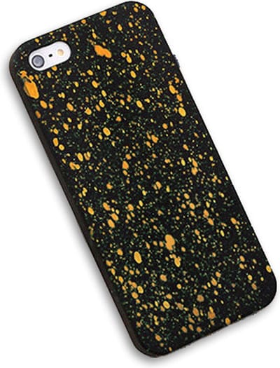 Peachy Zwart Oranje Sterrenhemel Hoesje geschikt voor iPhone 6 Plus 6s Plus Case