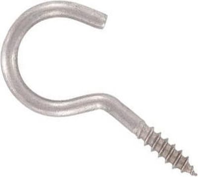 Schroefhaak - blank - 2.0 x 9 mm (20 stuks)