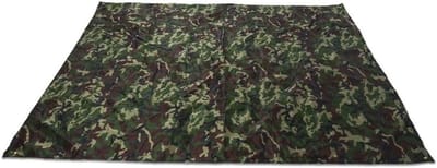 Waterdichte Camouflage Camping Tarp - Lichtgewicht en Draagbare Tent voor Bescherming tegen Regen, Ideaal voor Buitenactiviteiten en Picknicks (Afmeting: 2 x 2M)