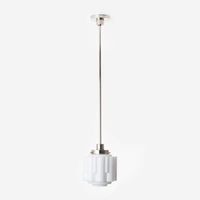 Hanglamp Circle 20's Nikkel - Art Deco Trade