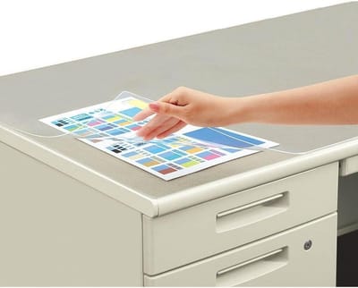 Bureau Onderlegger - Bureau Mat - Bureau Beschermen - Zacht Olefine Materiaal - 159 x 59 cm - Transparant