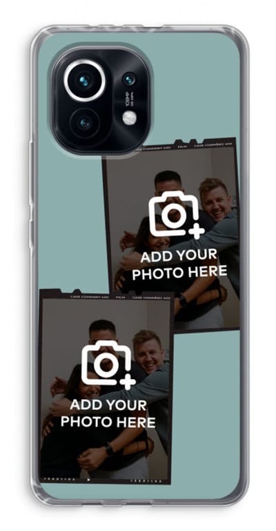 Gepersonaliseerd - Case Company® - Hoesje geschikt voor Xiaomi Mi 11 hoesje - Polaroid Zwart - Soft Cover Telefoonhoesje - Bescherming aan alle Kanten en Schermrand