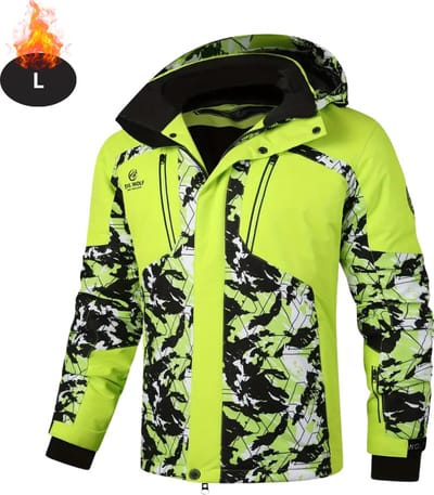 Livano Skipak - SkiBroek - Skijas - Ski Suit - Wintersport - Heren - Winter - Warm Fleece - Groen - Maat L