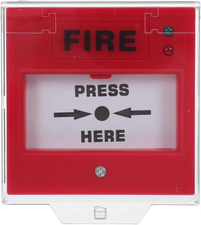 Noodknop Brandalarm - Veiligheidssysteem - Gebouw Ontruiming - Handmatige Activering - 9.1 x 10.3 x 5.5 cm - Multi