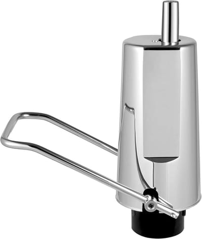 Stoel Hydraulische Pomp - Reservepomp Stylingstoel - Salon Werkzaamheden - 4 Bout Montage - 420 Lbs Capaciteit - Zilver