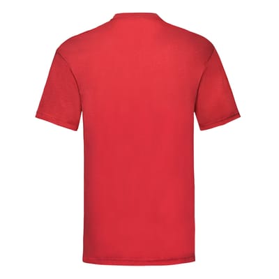 Fruit of the Loom Unisex Adult Waardevol T-Shirt (Rood)