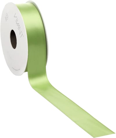 Limoen Satijnlint – 25 mm × 25 m – double face satijn