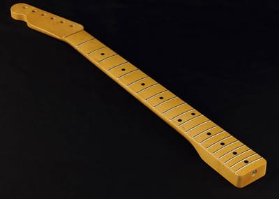 Allparts TMFLC – Telecaster® hals voor linkshandigen, esdoorn, 9,5 radius, vintage afwerking