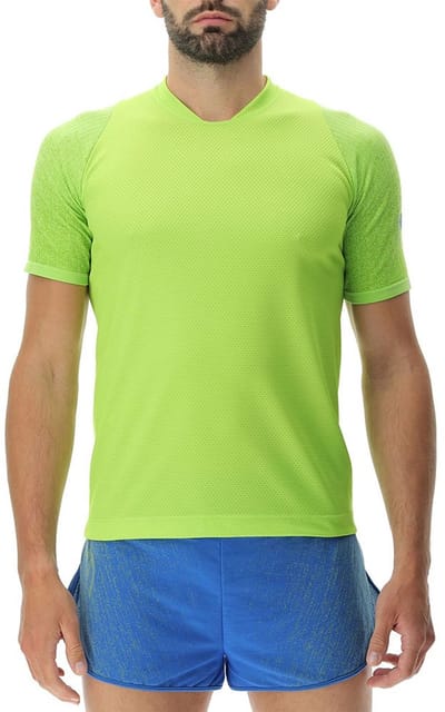 Uyn Running Exceleration Aernet T-shirt Met Korte Mouwen Groen M Man