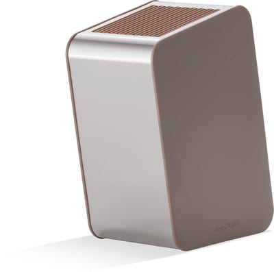 BergHOFF Home Elements Edge Messenblok Zonder Messen – Universele Messenhouder voor Eigen Messenset – Antislip, Duurzaam & Gerecycled Materiaal – Aubergine