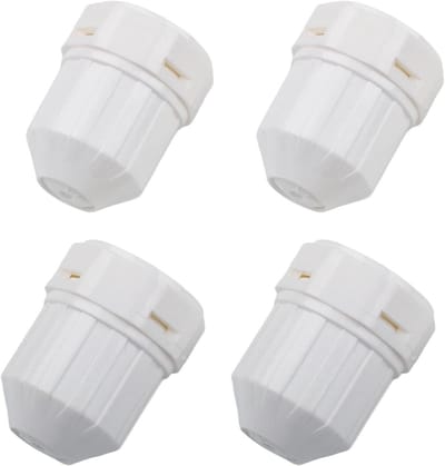 Regulerende Dop - Thermostaat Knop - Verwarming Regelen - M30x1.5 Schroefdraad - 4 Stuks - Wit