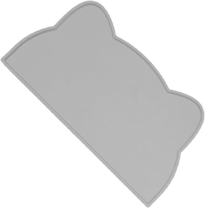 Famanu – Kattenbakmat van zacht en slipvast siliconenmateriaal, 17,3 x 9,8 inch, morsbestendig en eenvoudig te wassen