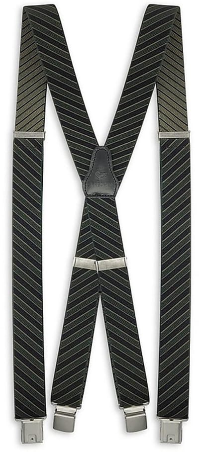 Sir Redman - Bretels - XL bretels Oblique groen - zwart / groen / beige