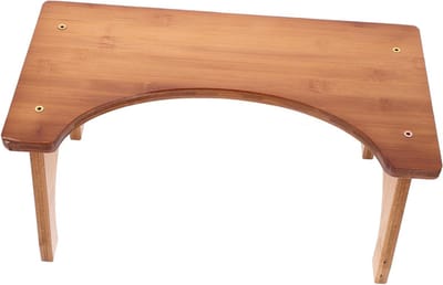 Toiletkruk Bamboe - Opstapkruk Voetenbank - Gezondere Stoelgang - Antislip Ontwerp - 363 x 193 x 163 cm - Natuurlijk Bamboe