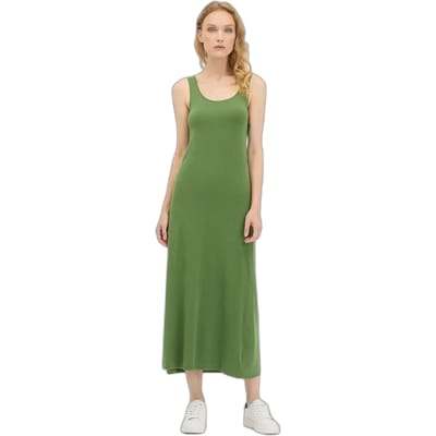 Ragwear Liassa Lange jurk groen XS Viscose Dames - Basics, Street wear