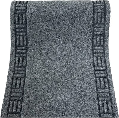 JYG Tapijtloper - Keukenloper - 66x150cm - Monaco Grijs - 66cm breed - - variabele lengtes - antislip - onderhoudsvriendelijk - vloerkleed - op maat - vloerkleed hal - tapijt inkom - kitchenrunner