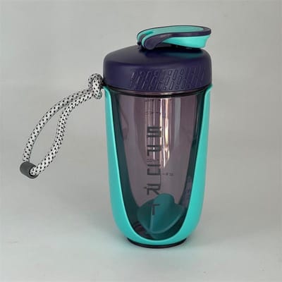 600ML Blender Shaker-fles met gardebal Plastic eiwitshakes Lekvrije beker voor training Gym Sport