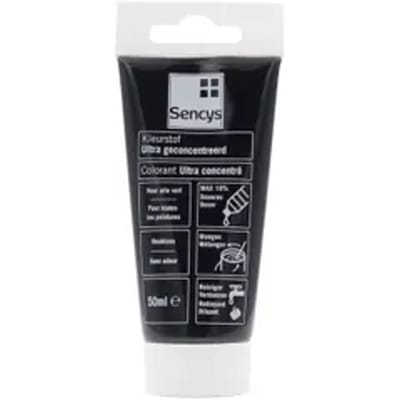 Ultra Geconcentreerde Kleurstof Voor Verf Sencys Zwart 50ml