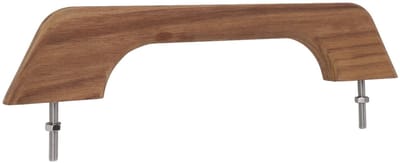 Dailygoods- Leuning 12 Inch - Teakhouten Armleuning - Weerbestendig - Ergonomisch - Geschikt voor Boot/RV - Luxe Afwerking