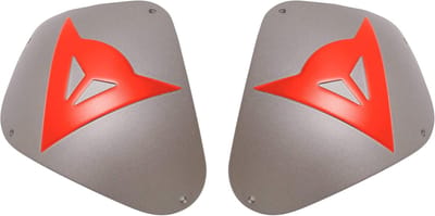 Universele Aluminium Motor Beschermers voor Schouders - Rood/Fluo