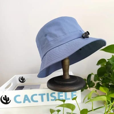 Extra Grote Big Size 4XL Bucket Hoeden voor Mannen Lente Zomer Snel Drogen Visserij Hoed Lichtgewicht Zonbescherming Xxxxl 60-67cm XXL60-63cm denimblauwe kleur