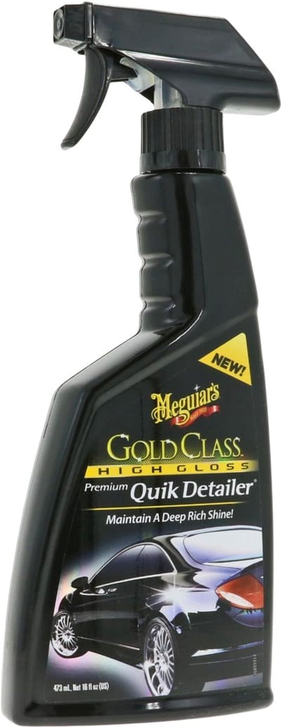 Meguiar’s Gold Class Premium Quik Detailer – 473ml – Quick Detailer Spray – Hoogglans Voor Donkere Lakken – Antistatische Formule – Verwijdert Stof & Vingerafdrukken