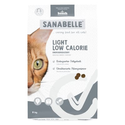 Bosch Sanabelle Serie - Katten Droogvoer - 8kg - Licht - Laag Calorie