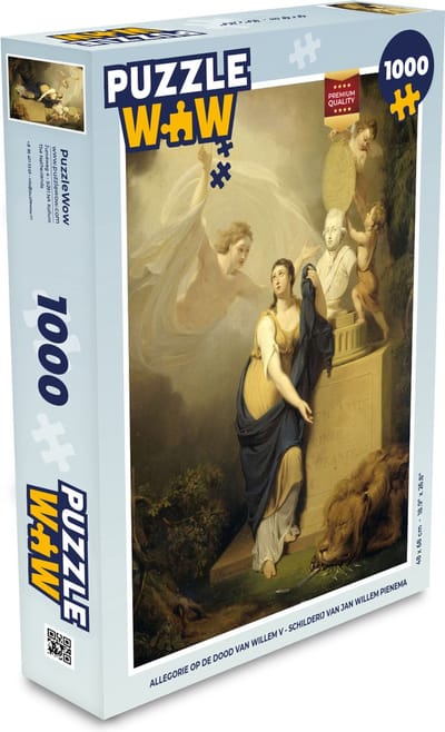 Puzzel Alrie op de dood van Willem V - Schilderij van Jan Willem Pieneman - Legpuzzel - Puzzel 1000 stukjes volwassenen