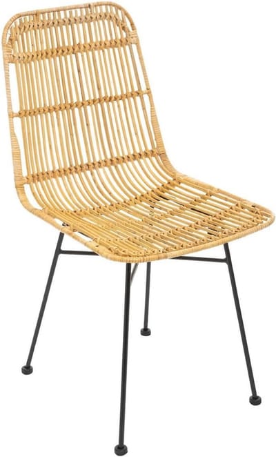 Natuurlijke Kubu Rotan Stoel voor Interieur